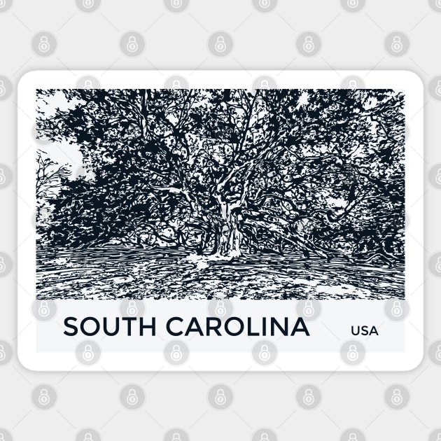 South Carolina USA Sticker by Lakeric
